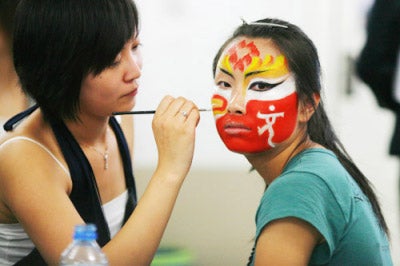 face painting