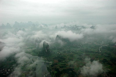 Yangshuo montgolfi&egrave;re