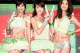 Julie Lin, Bianca Bai and Sonia Sui parade for Galenic