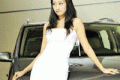 The hostesses of the 13th Dalian automobile exhibition
