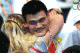 Yao Ming gave Lauren Jackson a deep hug!