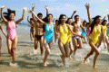 2008 New Silk Road China model contestants arrived in Sanya