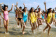 2008 New Silk Road China model contestants arrived in Sanya