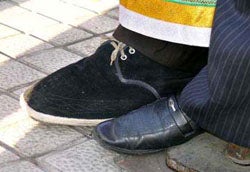 Foot of the chinese giant