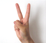 chinese number gesture