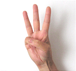 chinese number gesture