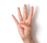 chinese number gesture