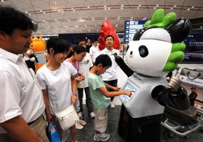fuwa mascots robot