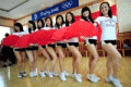 Cheering squad rehearsed for Beijing Olympic Games 2008